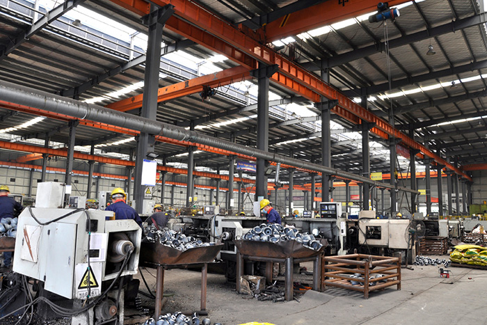 昆山网架锥头车间